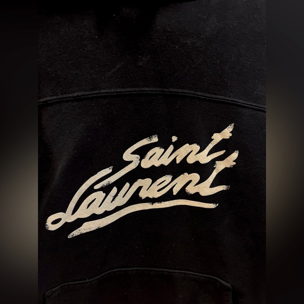 Saint Laurent Logo Hoodie